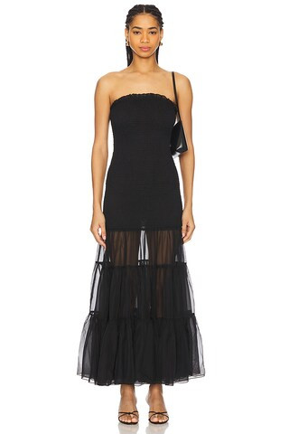 Bardot AZURA STRAPLESS MAXI DRESS in Black from Revolve.com | Revolve Clothing (Global)