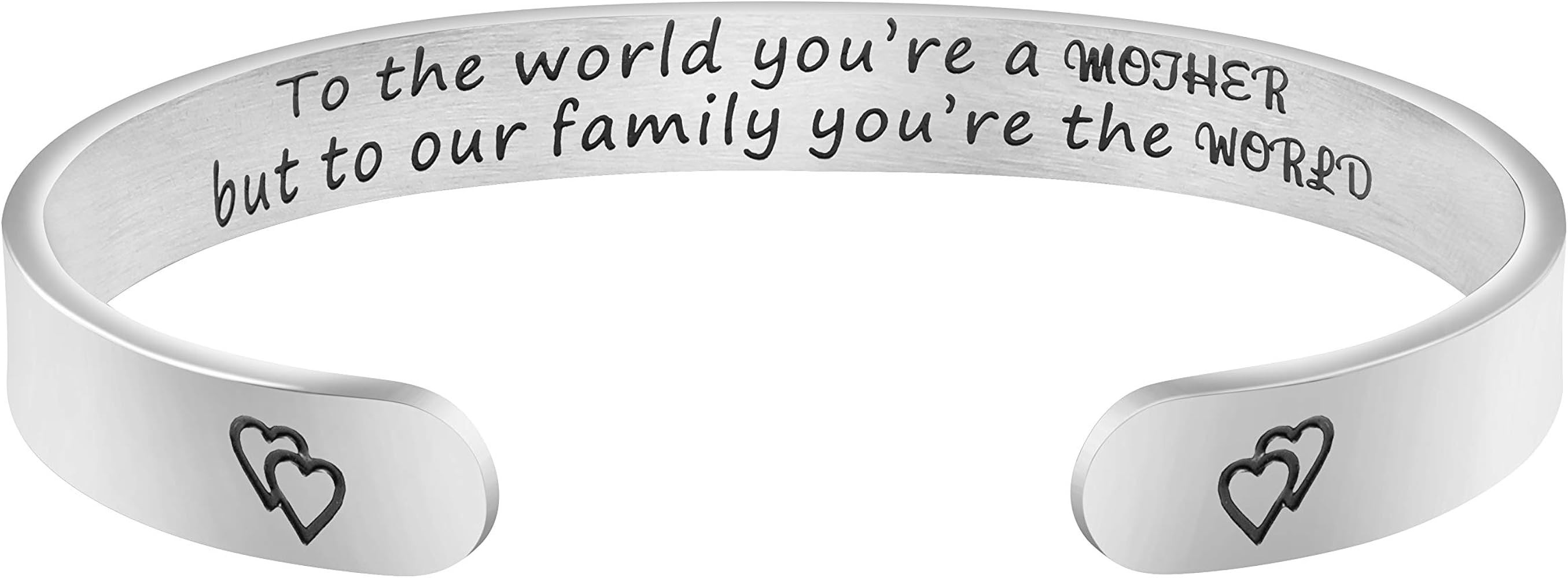 Gift for mom -To the world you're a mother,but to our family you're the world | Amazon (US)