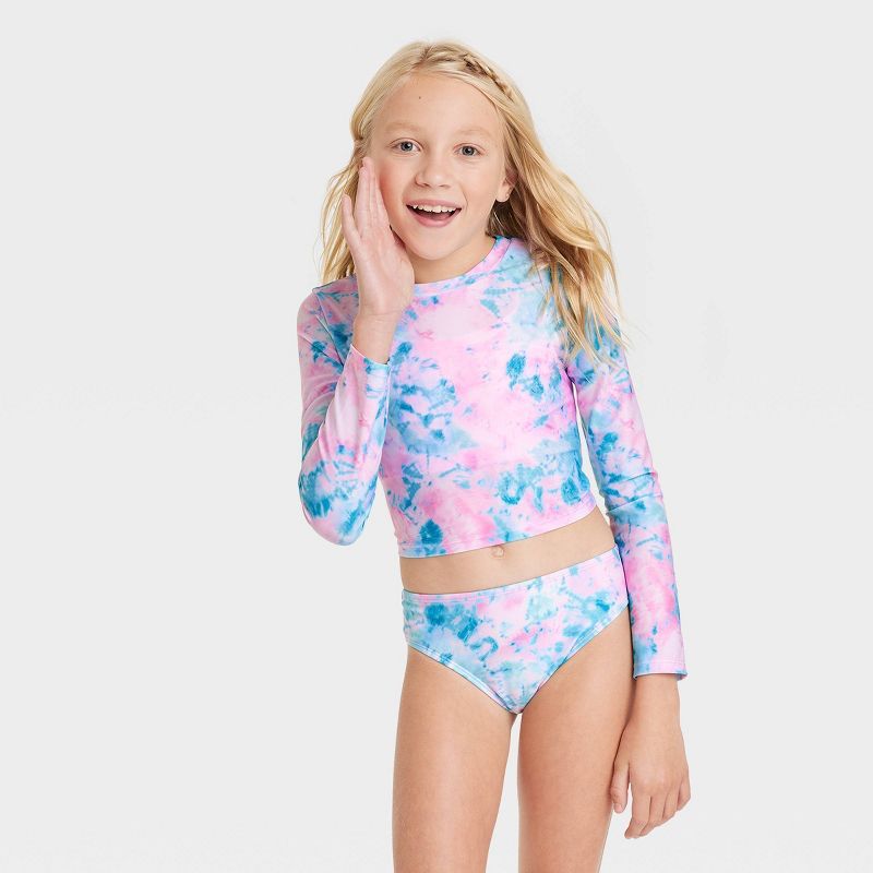 Girls' Tie-Dye Dreamer Swimwear Set - Cat & Jack™ | Target