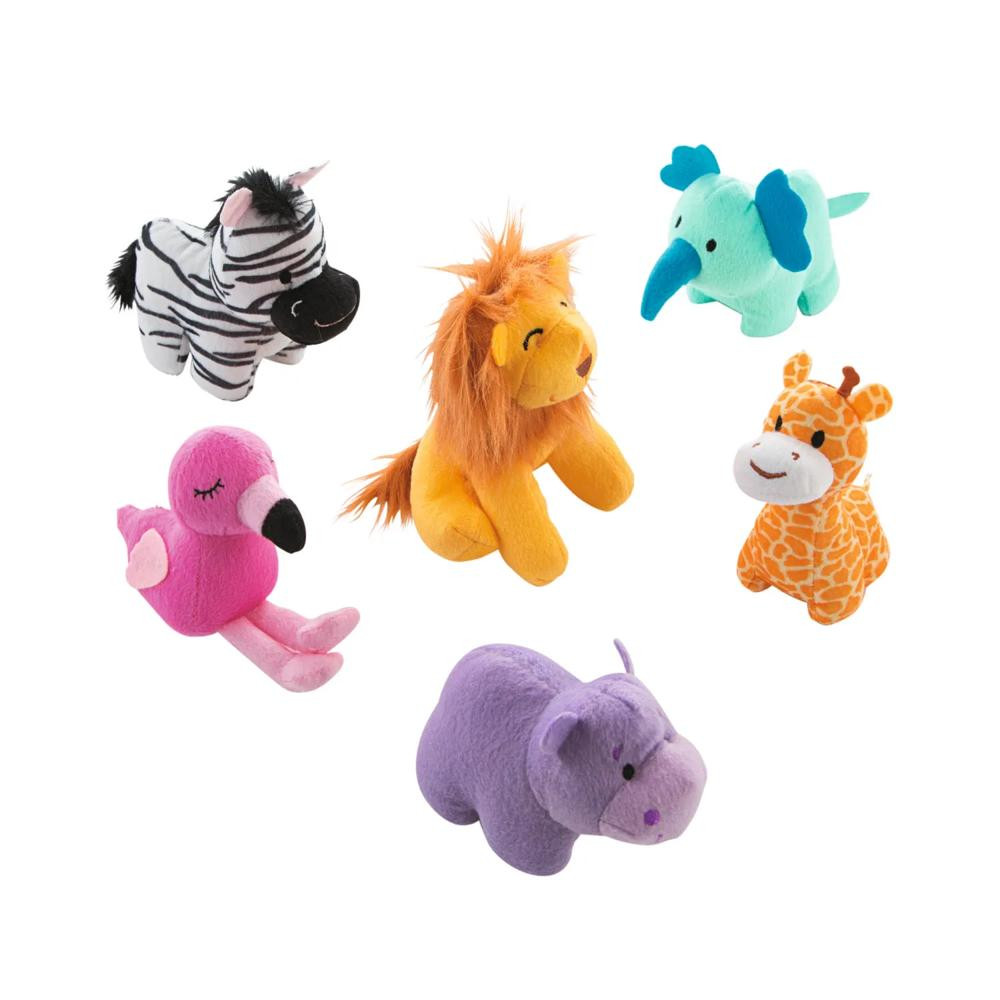 12 Pc Stuffed Zoo Animals | Oriental Trading Company