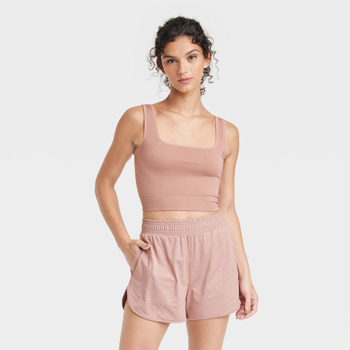 Women's Seamless Cropped Tank Top - All in Motion™ | Target