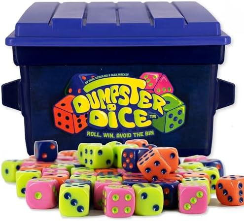 Big Discoveries Dumpster Dice - Fast-Paced Family Dice Game | Fun 4-Player Board and Dice Game wi... | Amazon (US)