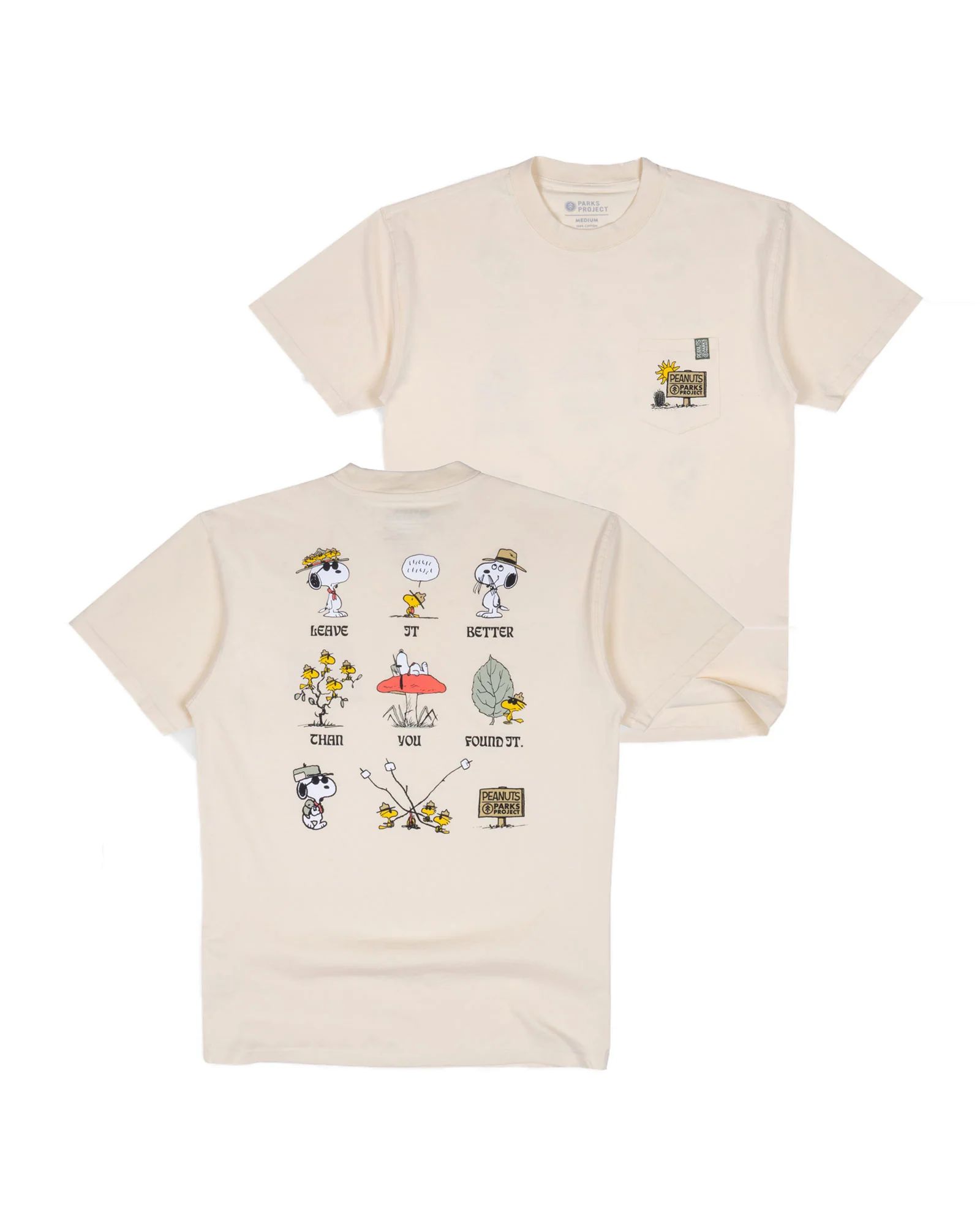 Peanuts x Parks Project Leave It Better Pocket Tee | Parks Project