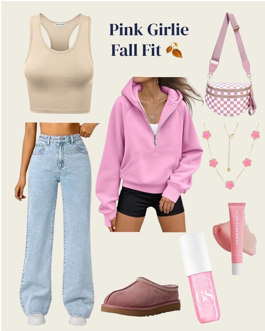 Have a pink lovers fall with this perfect, comfy outfit! 

Comment “pink girlie” for links to anything not tagged in this post. 

#LTKStyleTip #LTKMidsize #LTKOver40