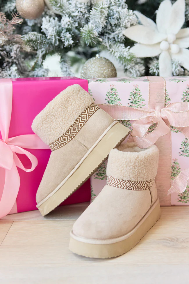 Payton Sand Platform Boots SALE | Pink Lily