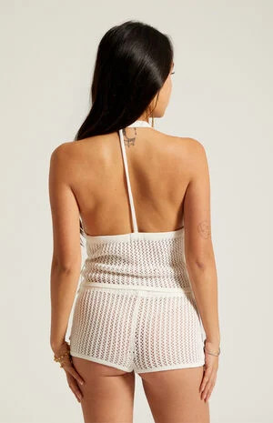 Beverly and Beck Alana Pearl Crochet Sweater Shorts | PacSun