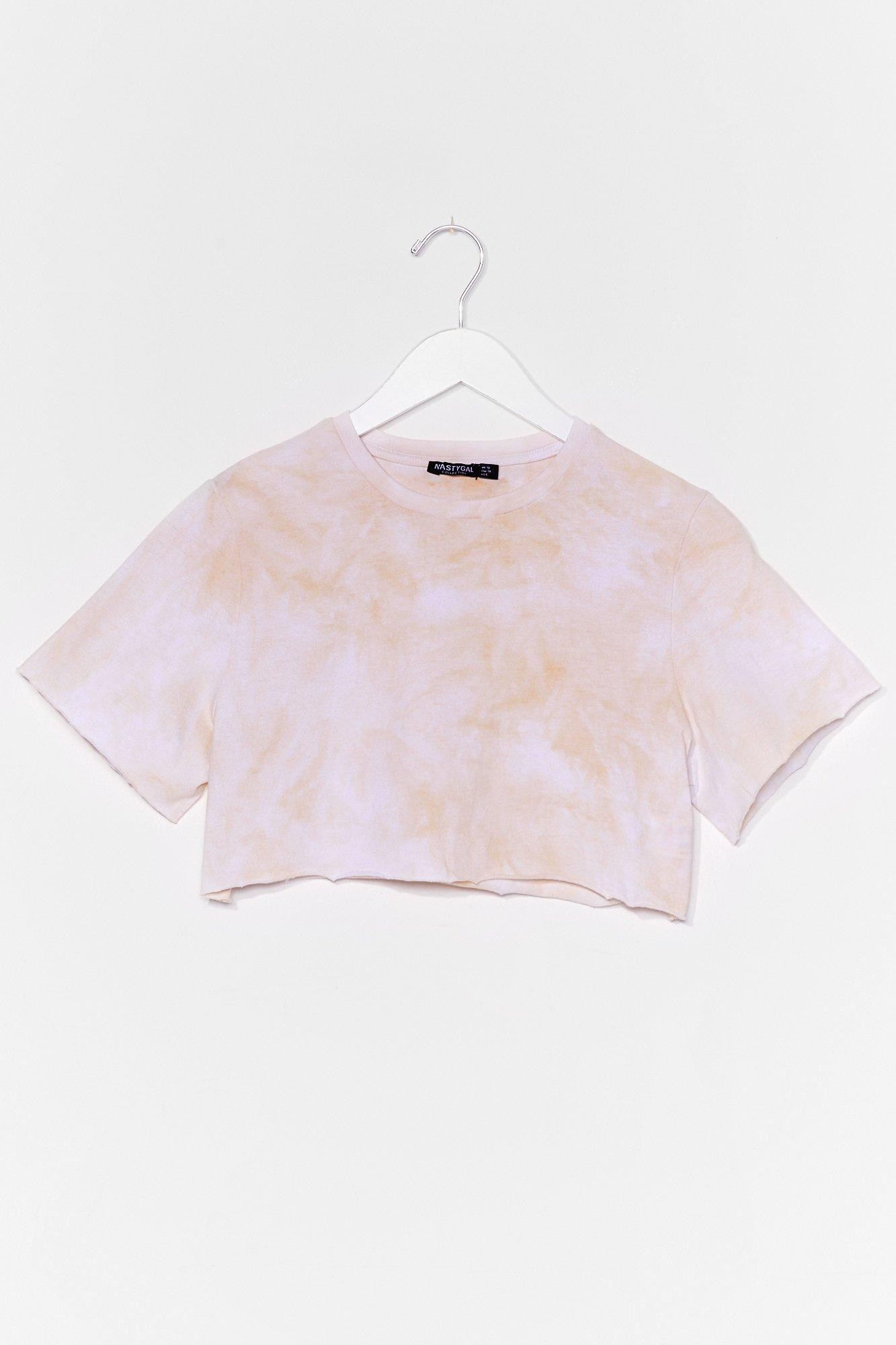 Tie Dye Micro Crop T-Shirt | Nasty Gal (US)