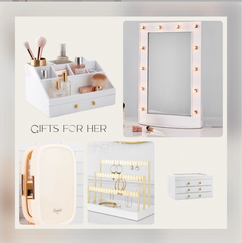 Gifts for her | skincare refrigerator | earring holder | lighted mirror | jewelry box | pottery barn teen | makeup lover gifts  

#LTKHome #LTKHoliday #LTKBeauty #LTKSeasonal #LTKHoliday #LTKGiftGuide