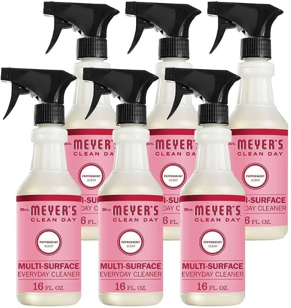 Mrs. Meyer's Multi-Surface Cleaner, Peppermint, 16 OZ (Pack of 6) | Amazon (US)