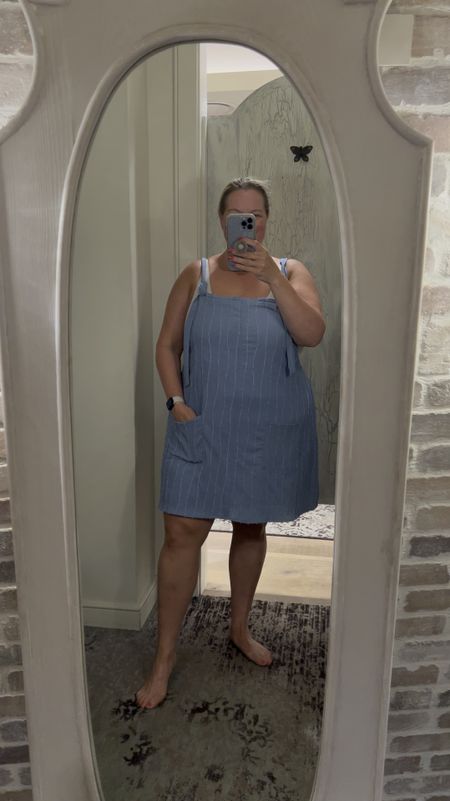 A fun skirtall for summer. Style with a tee under or a cute bralette and sneakers. Love the pockets and the straps are adjustable. 

I’m normally an 18/20 and wearing the B (18/20) so fits TTS. 

Plus size dress 
Plus size outfit 
Summer dress 
Summer outfit 
Plus size date night outfit 
Plus size summer dress 
Plus size summer outfit 

#LTKStyleTip #LTKOver40 #LTKPlusSize