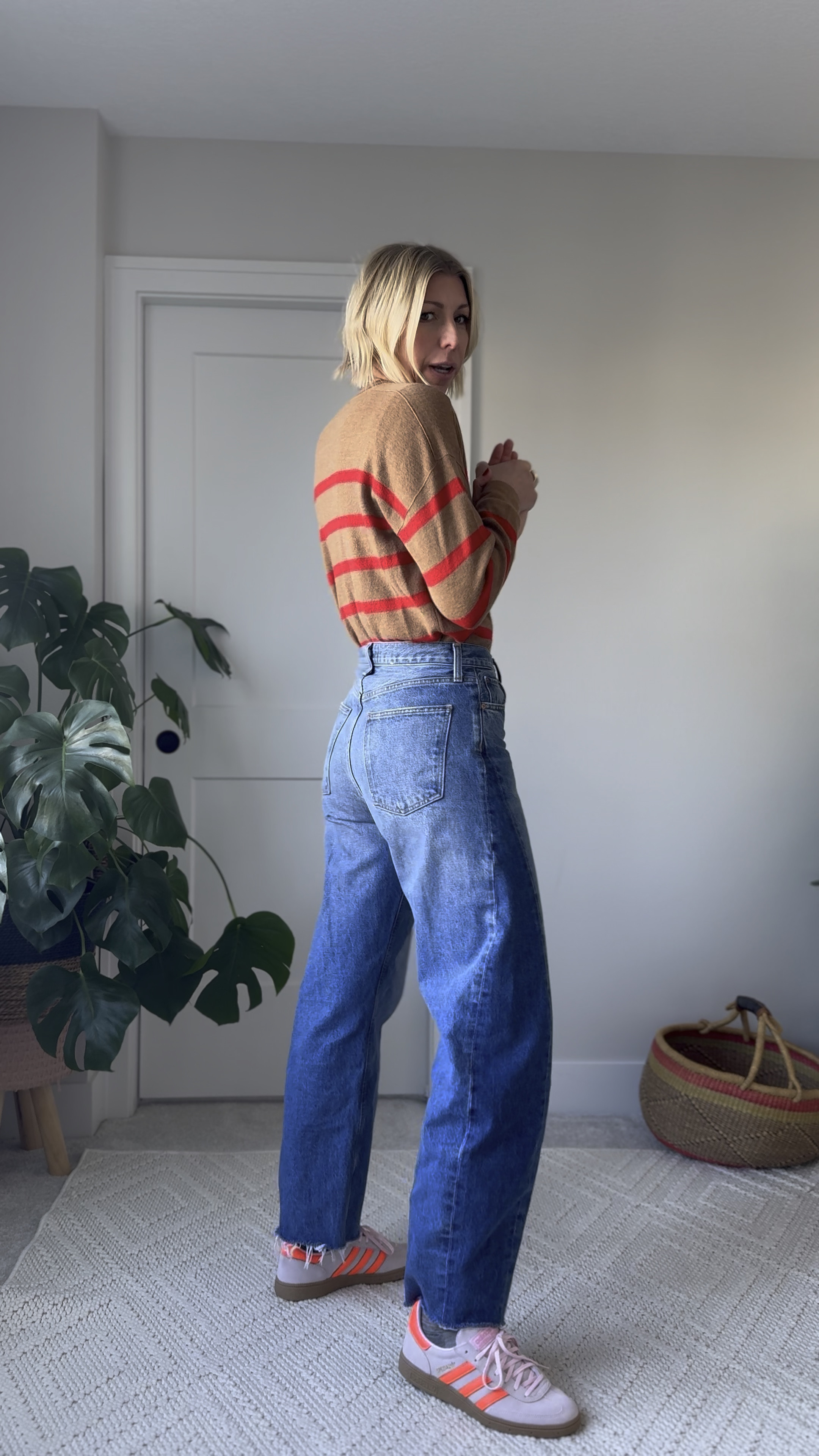 Styling my favorite sneakers! These fit true to size & are so comfortable! If you’re looking for an I trend, pop of color sneaker- these are the V
BEST! 

#LTKWatchNow #LTKStyleTip #LTKOver40