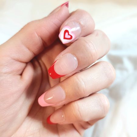 Easy Valentine's Day nails in under 5 min!

#LTKSeasonal #LTKbeauty #LTKstyletip