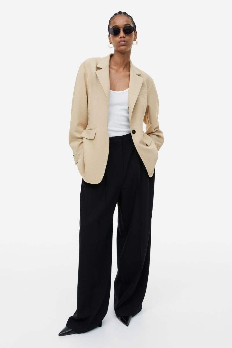 Single-breasted Twill Blazer | H&M (US + CA)