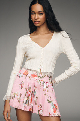 Ranna Gill Pleated Skirty Shorts | Anthropologie (US)