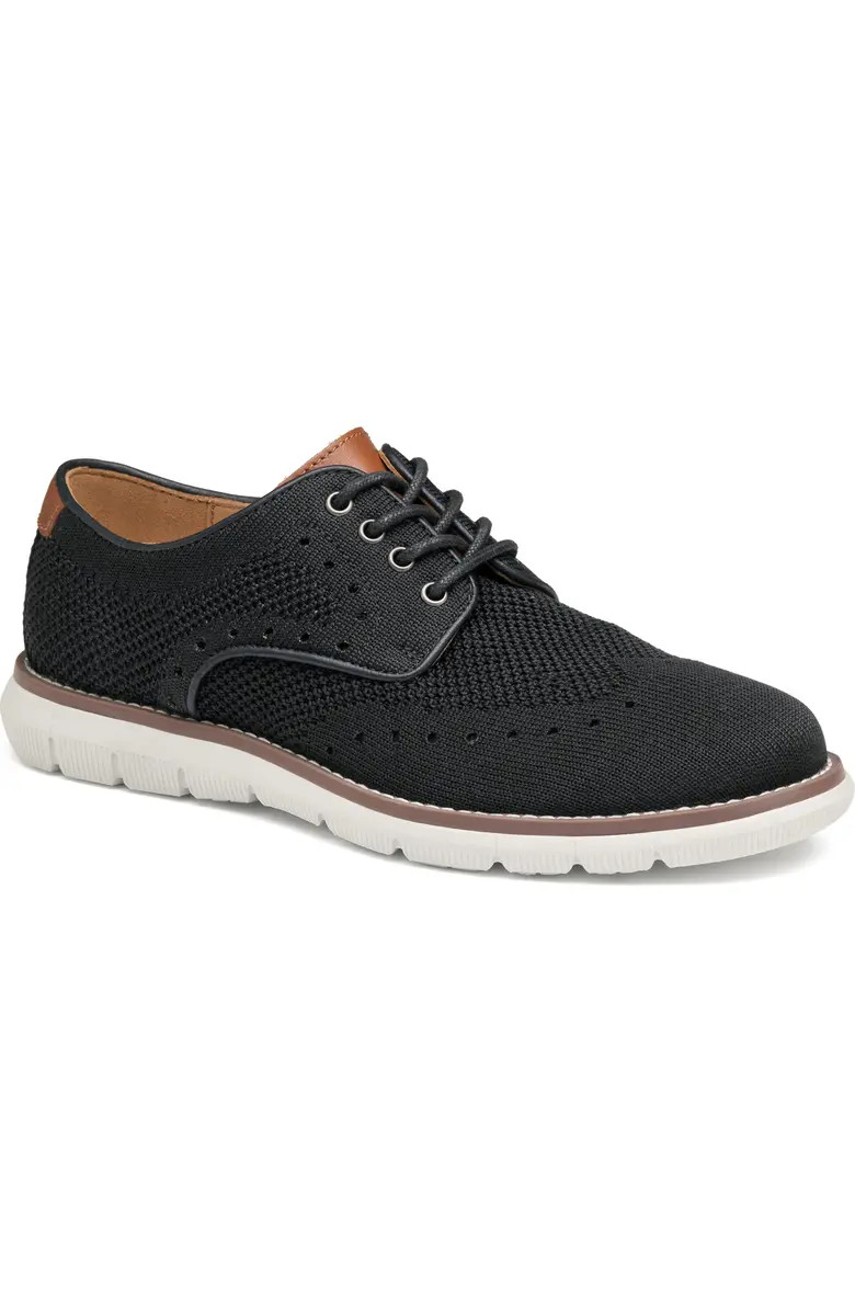 Johnston & Murphy Kids' Holden Knit Wingtip Derby | Nordstrom | Nordstrom