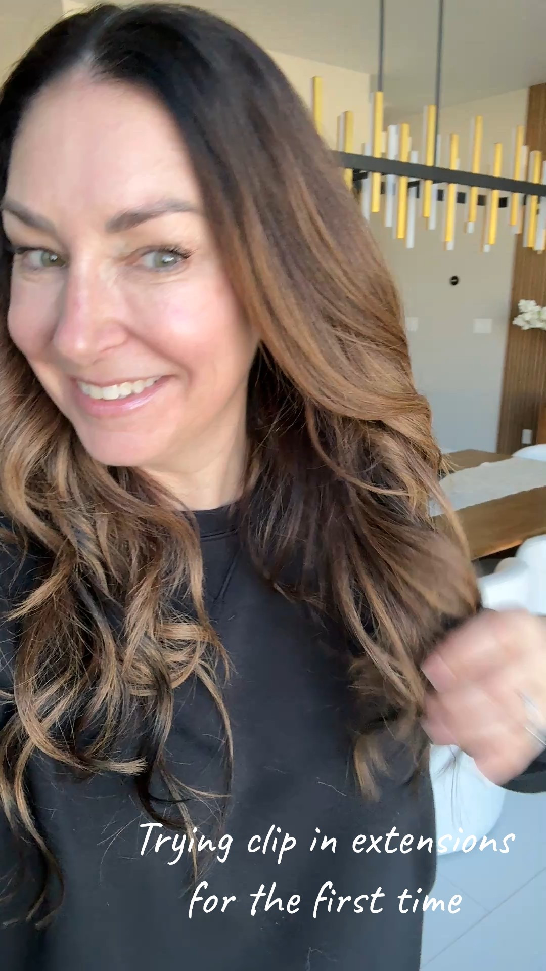 Amazon real hair clip in extensions so fun!! 

#LTKgrwm #LTKBeauty #LTKselfcare