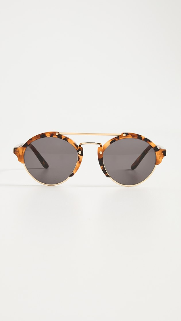 Milan II Light Tortoise Sunglasses | Shopbop