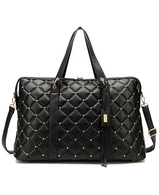 Quilted Travel Tote Weekender Bag - Macy's | Macy's