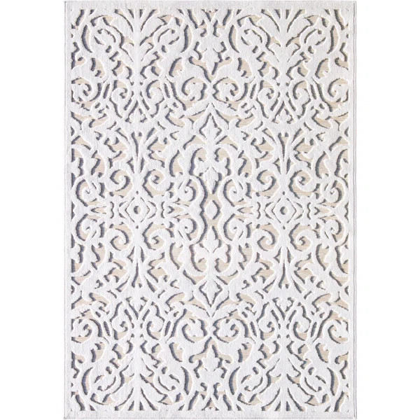 My Texas House by Orian Indoor/Outdoor Lady Bird Natural Driftwood Area Rug | Wayfair North America