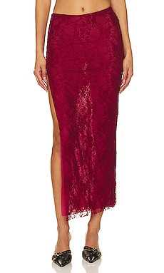 Somebodee Loren Skirt in Red from Revolve.com | Revolve Clothing (Global)