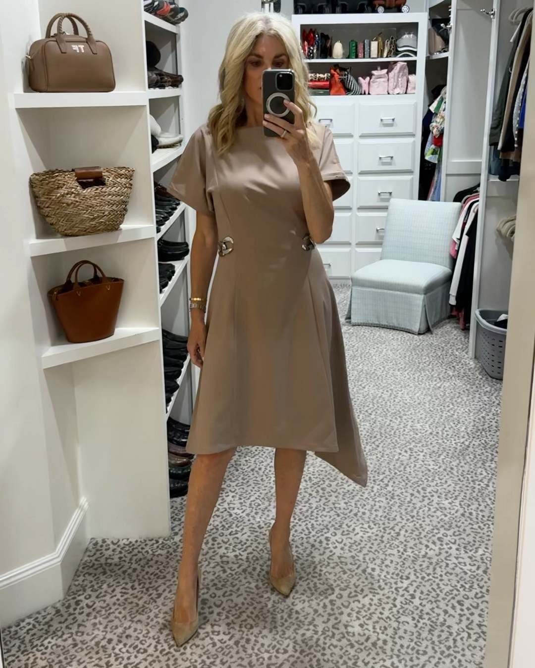 Ming Wang pieces to transition to fall. 
Dress, pants and blouse - XS
This brands runs large. 

#LTKOver40 #LTKStyleTip #LTKVideo