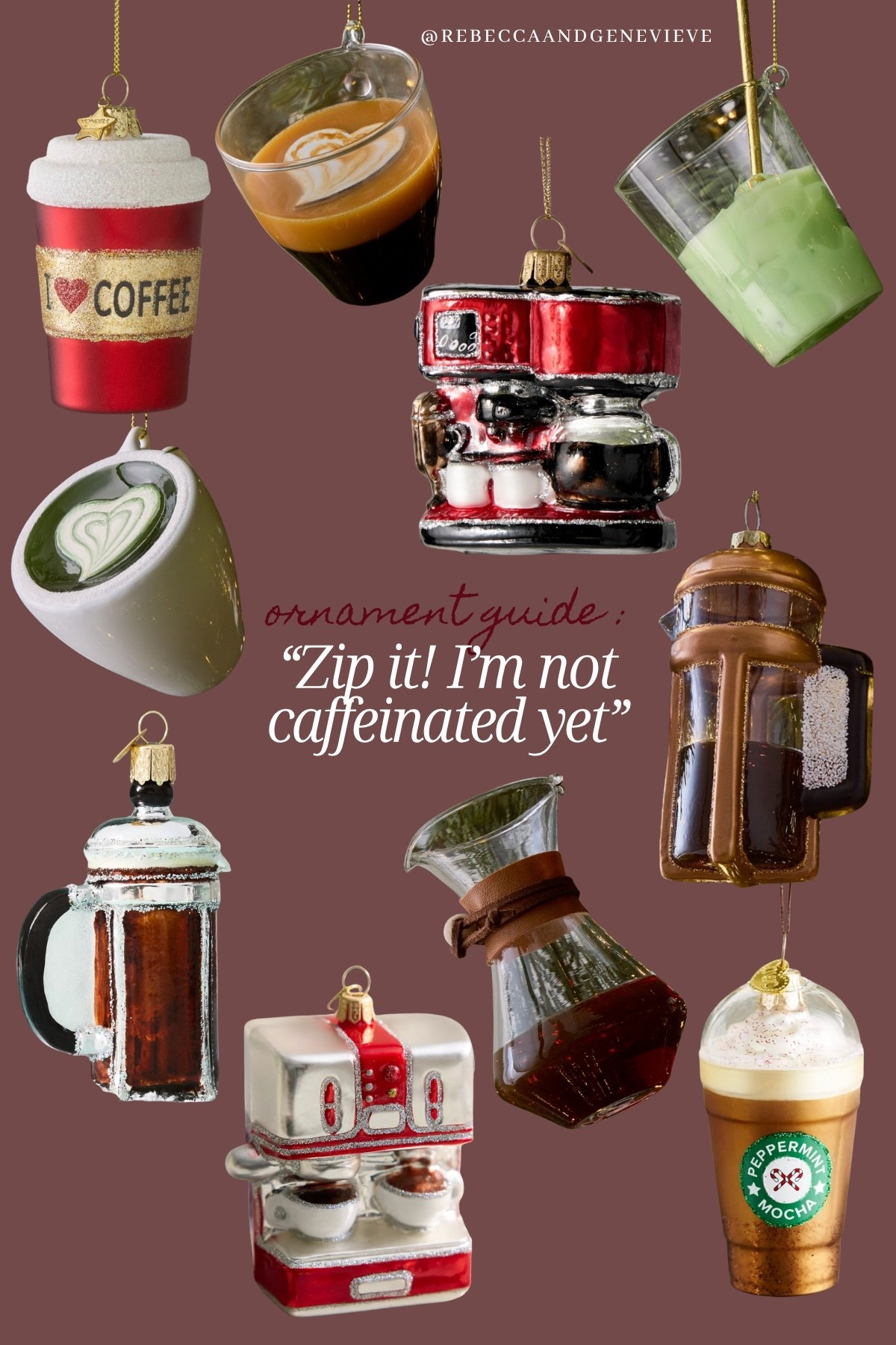 Meaningful gift idea: Ornaments for the coffee (or matcha!) lovers 🎁

#LTKFindsUnder50 #LTKHoliday #LTKGiftGuide