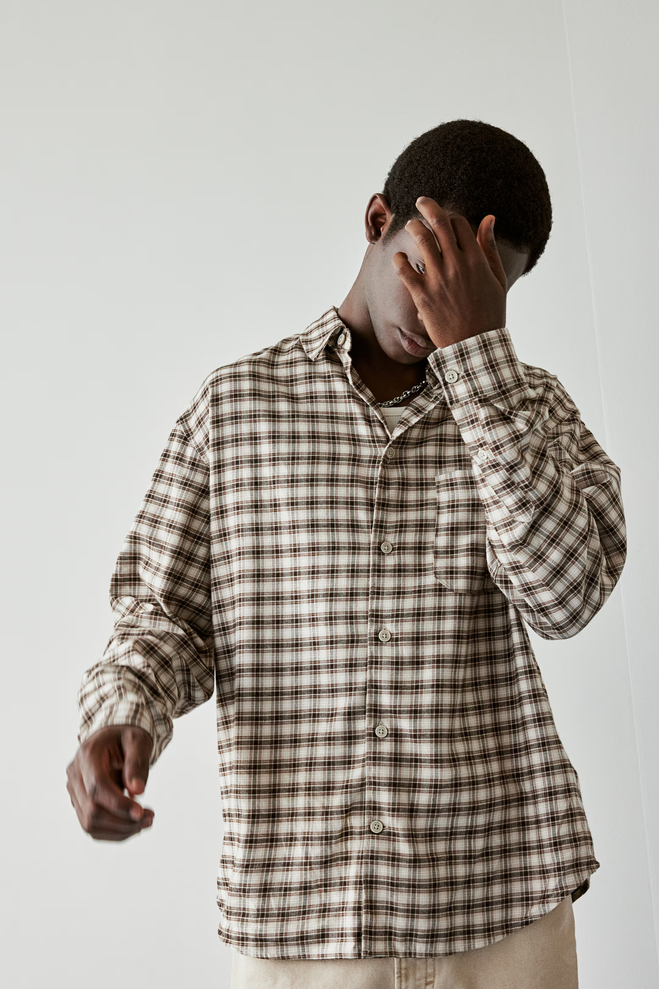 Loose Fit Flannel shirt | H&M (US + CA)
