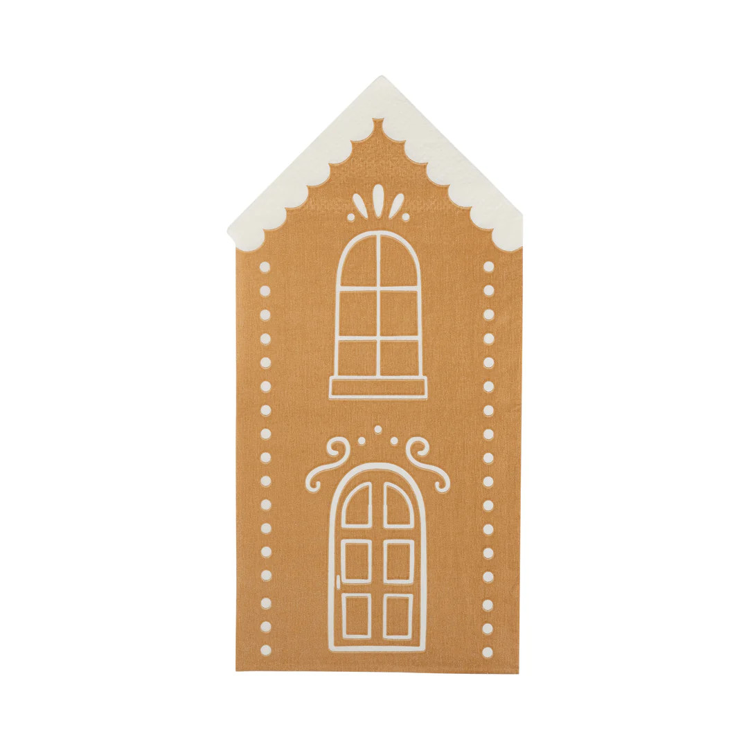 Gingerbread Tall House Dinner Napkin | My Mind's Eye