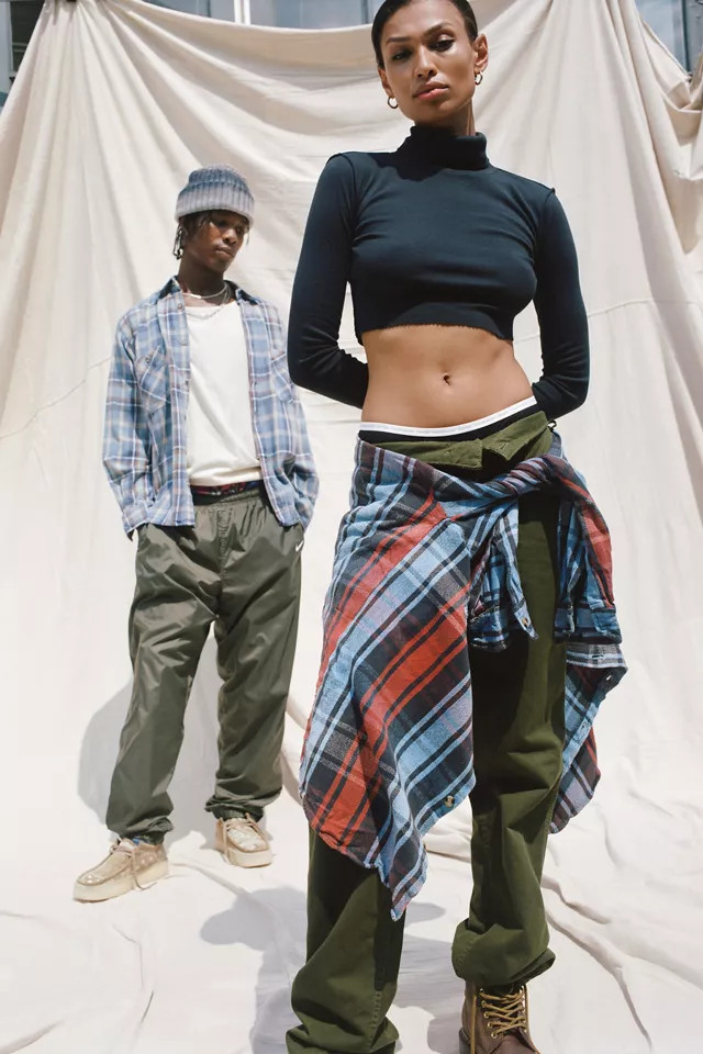 Urban Renewal Vintage Oversized Heavy Flannel Shirt | Urban Outfitters (US and RoW)