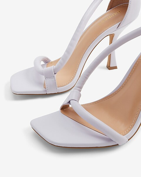Tube Strap Heeled Sandals | Express