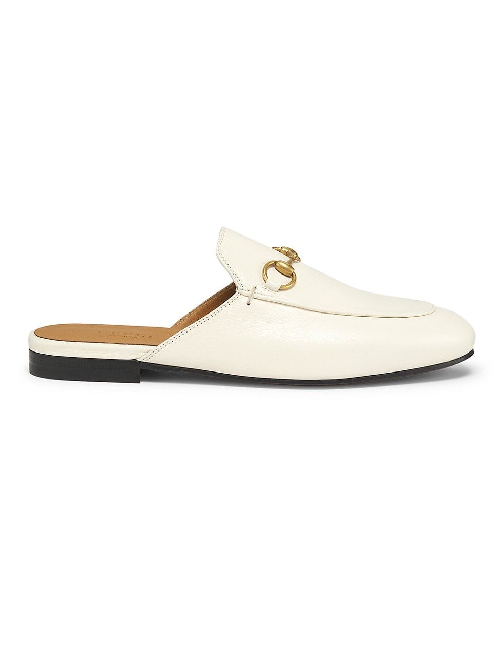 Women's Princetown Leather Slipper - White - Size 11.5 - White - Size 11.5 | Saks Fifth Avenue