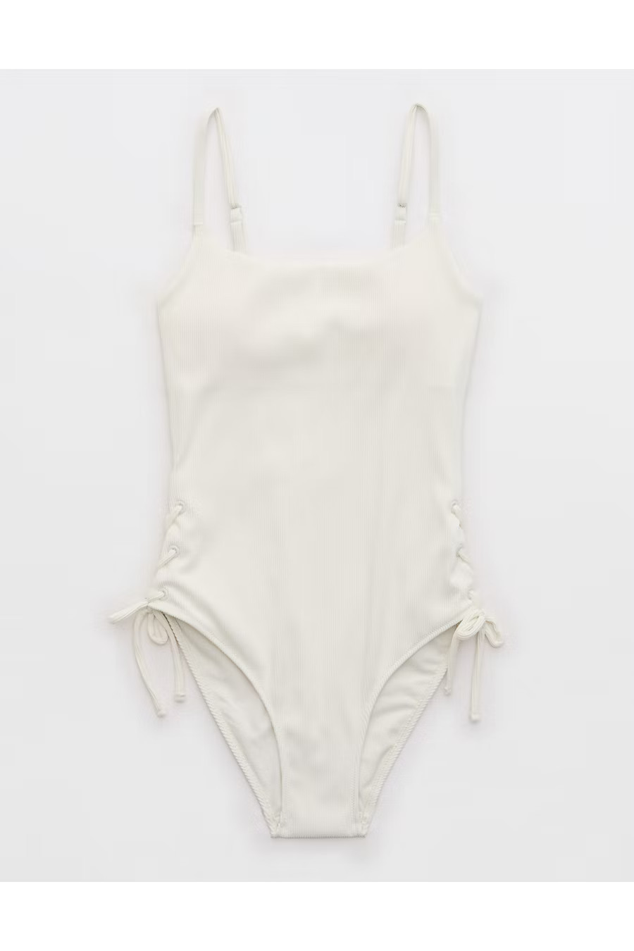 Aerie Ribbed Scoop One Piece Women's Soft Muslin XXS | American Eagle Outfitters (US & CA)
