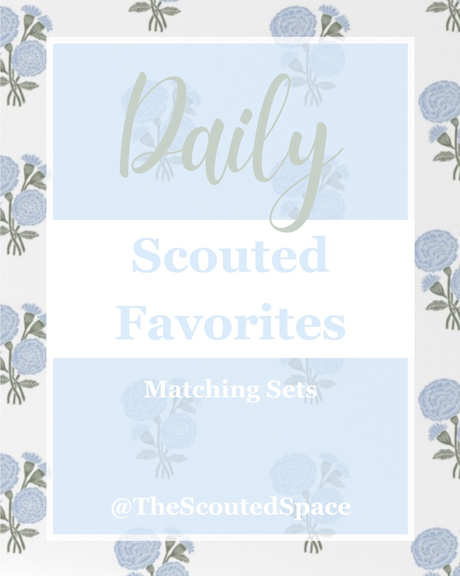 Matching Sets!

Take the stress out of planning your outfits by picking out some matching sets!

#LTKSeasonal #LTKWorkwear #LTKStyleTip