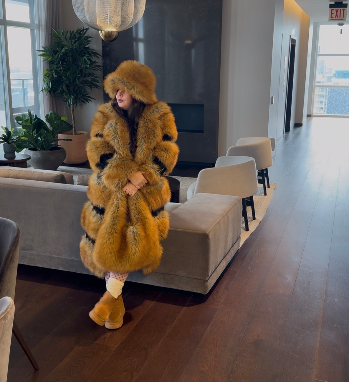 It’s cold out - got wear the furs 

Coat is a L/XL 

#LTKgrwm #LTKMidsize