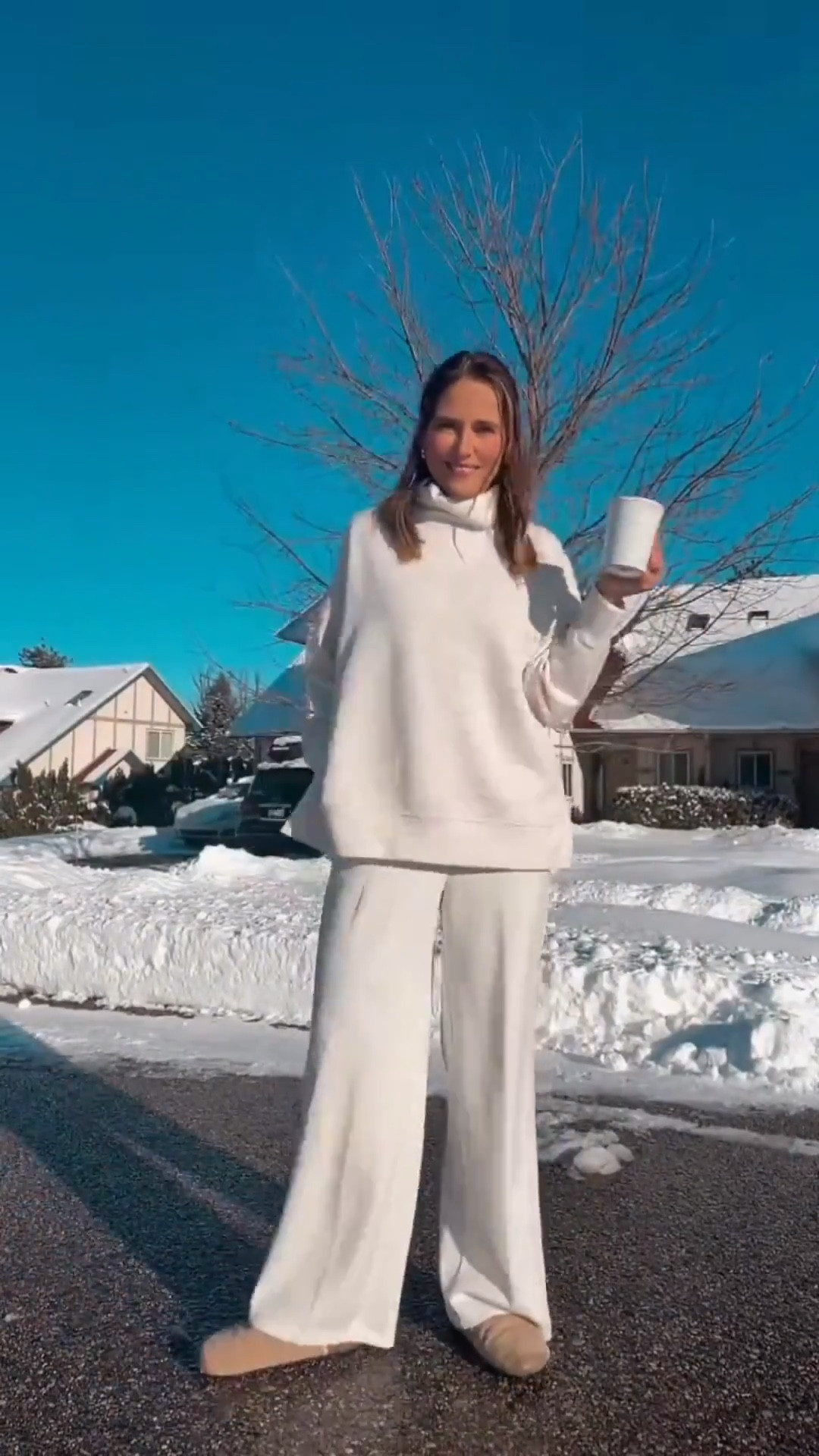 Recreate this entire look for less at Target. This matching set is under $75 and feels incredibly soft and comfortable on. I would grab it soon because it will not stay in stock for long.

#LTKMidsize #LTKSeasonal #LTKOver40