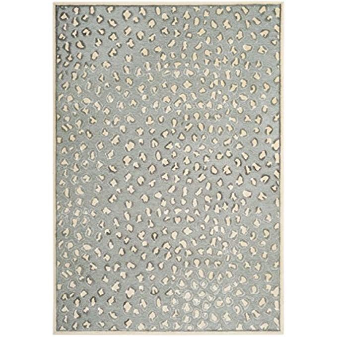 Safavieh Paradise Collection PAR84-2410 Cream and Spruce Viscose Area Rug (2'7" x 4') | Amazon (US)