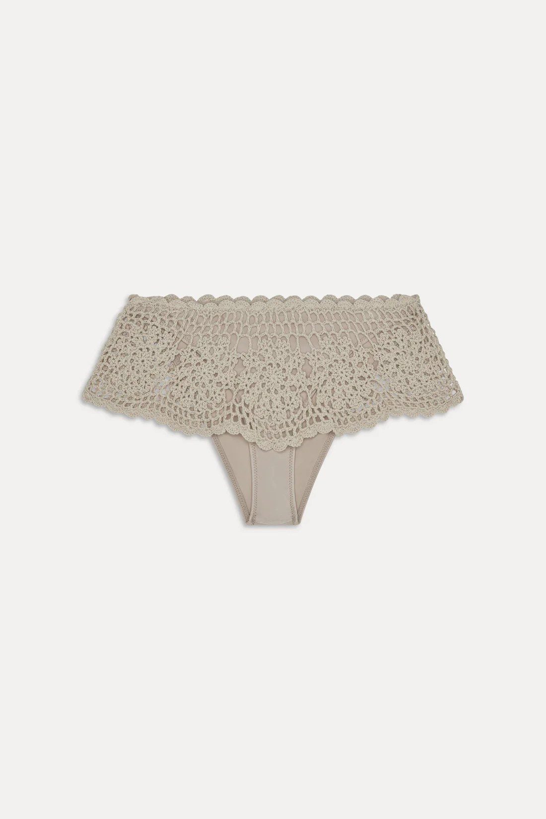 Shelly Crochet Shine Swim Skirt - Birthday Suit | Frankies Bikinis