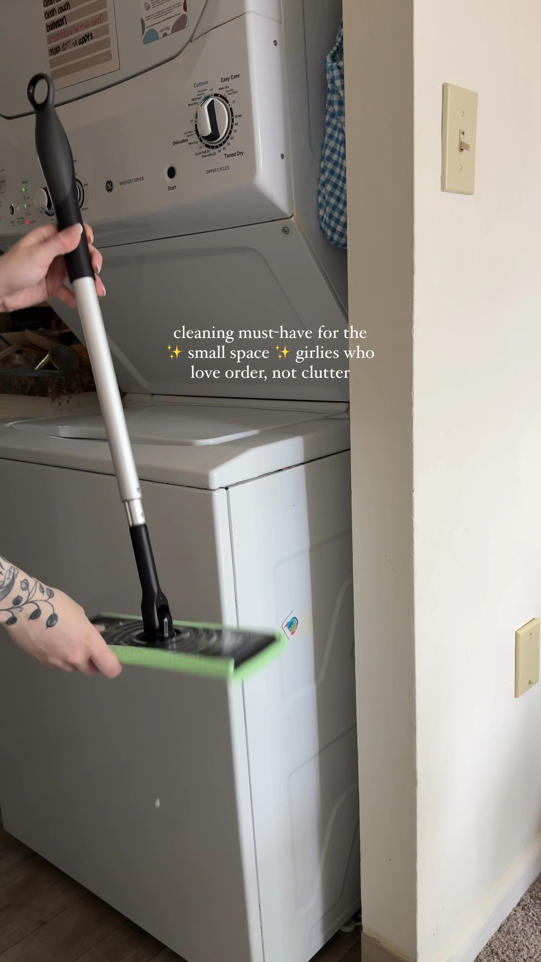 for the girlies who live in small spaces, hate clutter, and refuse to deal with mop buckets ✨

this collapsible sweeper/mop combo keeps selling out for a reason!

it folds up flat, assembles faster than my toddler’s tantrums, and makes cleaning feel… oddly therapeutic? no mop water sloshing, no bulky tools—just swipe + done.

and the best part? it tucks away like it was made for tiny cabinets + chaotic lives 🧼🫶🏼

grab it before it sells out again! 
#AmazonFinds #cleaninghack #smallspacesolutions #momlifeessentials #swiffermop #hyggehome #intentionalhome #montessorihome #neutralhomeaesthetic #cleanwithme #apartmentmusthaves #cozyliving #amazonmusthaves #targetmomvibes #dailyresetroutine #aestheticcleaning #slowhomestyle #cleaningtok #organizationstation #declutteryourspace #tiktokmademebuyit #igfinds #adultswithallergiesunit #cleaningasmr

#LTKFindsUnder50 #LTKHome #LTKFamily