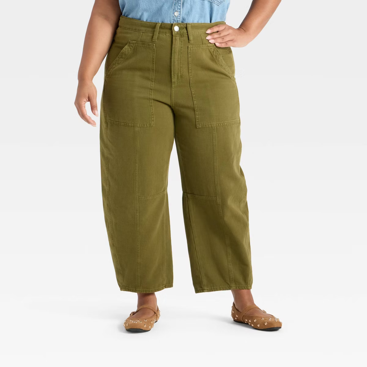 Women's High-Rise Utility Barrel Jeans - Universal Thread™ | Target