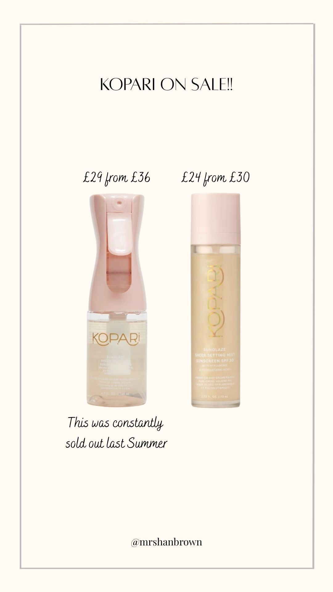 The best Kopari products are currently 20% off 👏🏼👏🏼👏🏼

Summer skin, skincare, spf, beauty, makeup, summer holiday 

#LTKuk #LTKbeauty #LTKsummer