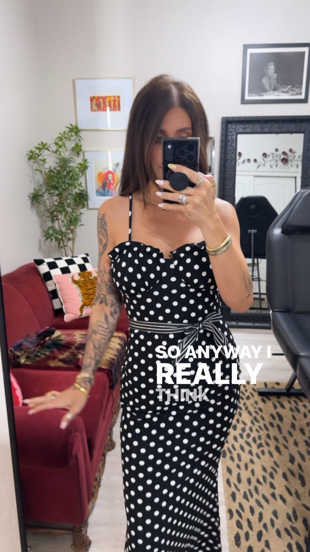 The stress comes in six different colors with polkadots. I would say it was true to size. And it’s on sale.

Women’s dress
Girls night out
Summer outfit
Travel outfit
Women’s beach outfit
Bridal shower dress
Wedding guest dress
Date night outfit
@Ana Luisa

#LTKootd #LTKSaleAlert #LTKTall