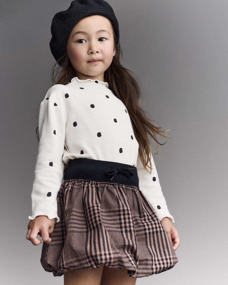 Toddler Girl Bubble Skirt in Plaid - Tan | Carter's Inc