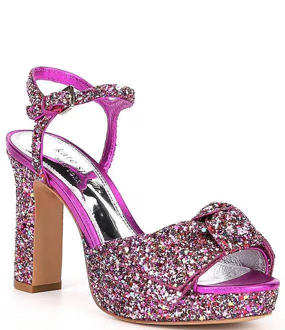 Miya Glitter Platform Dress Sandals | Dillard's