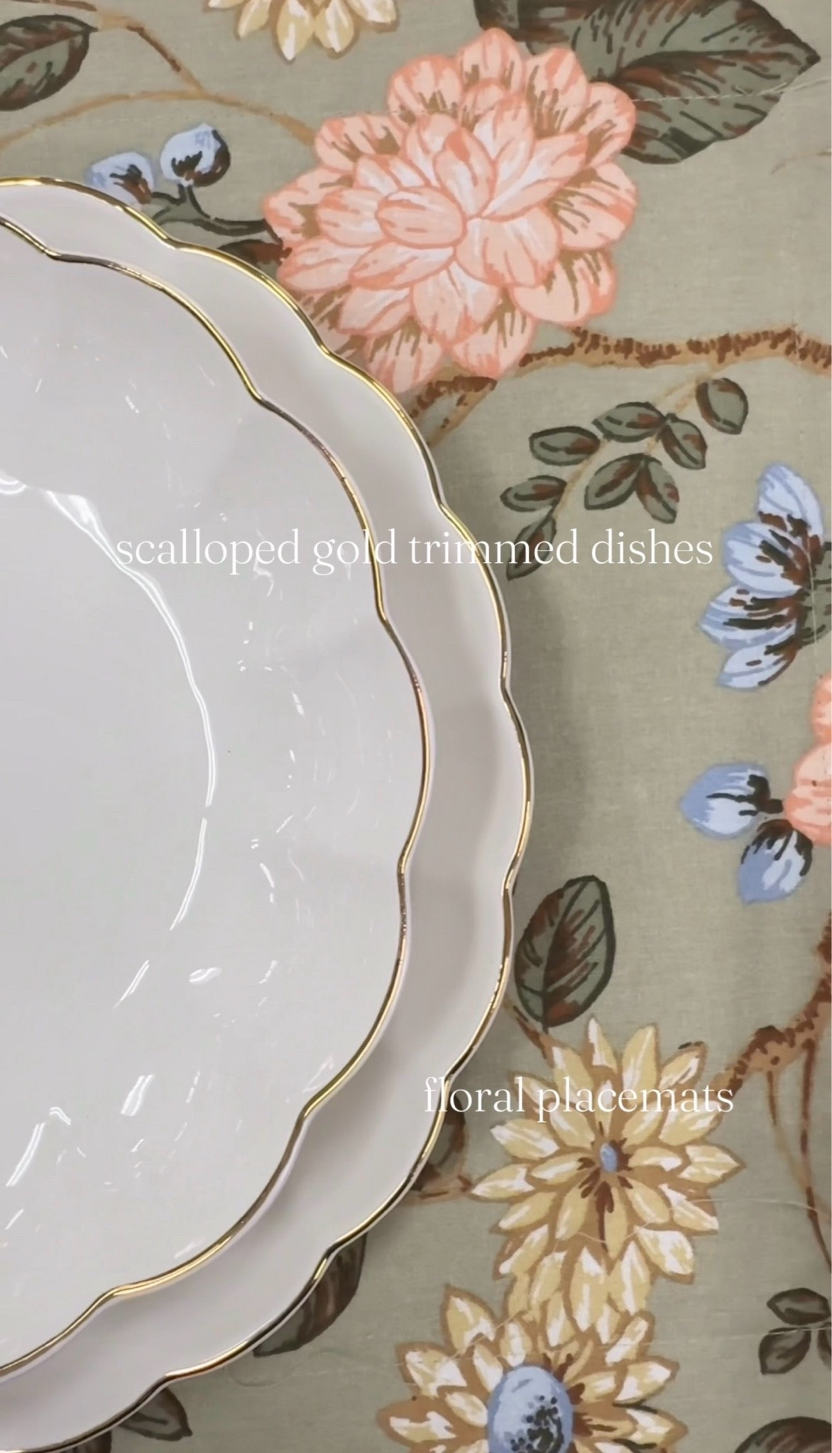 Classy white tableware with a gold scalloped edge 

#target

#LTKgrwm #LTKdayinmylife #LTKHome