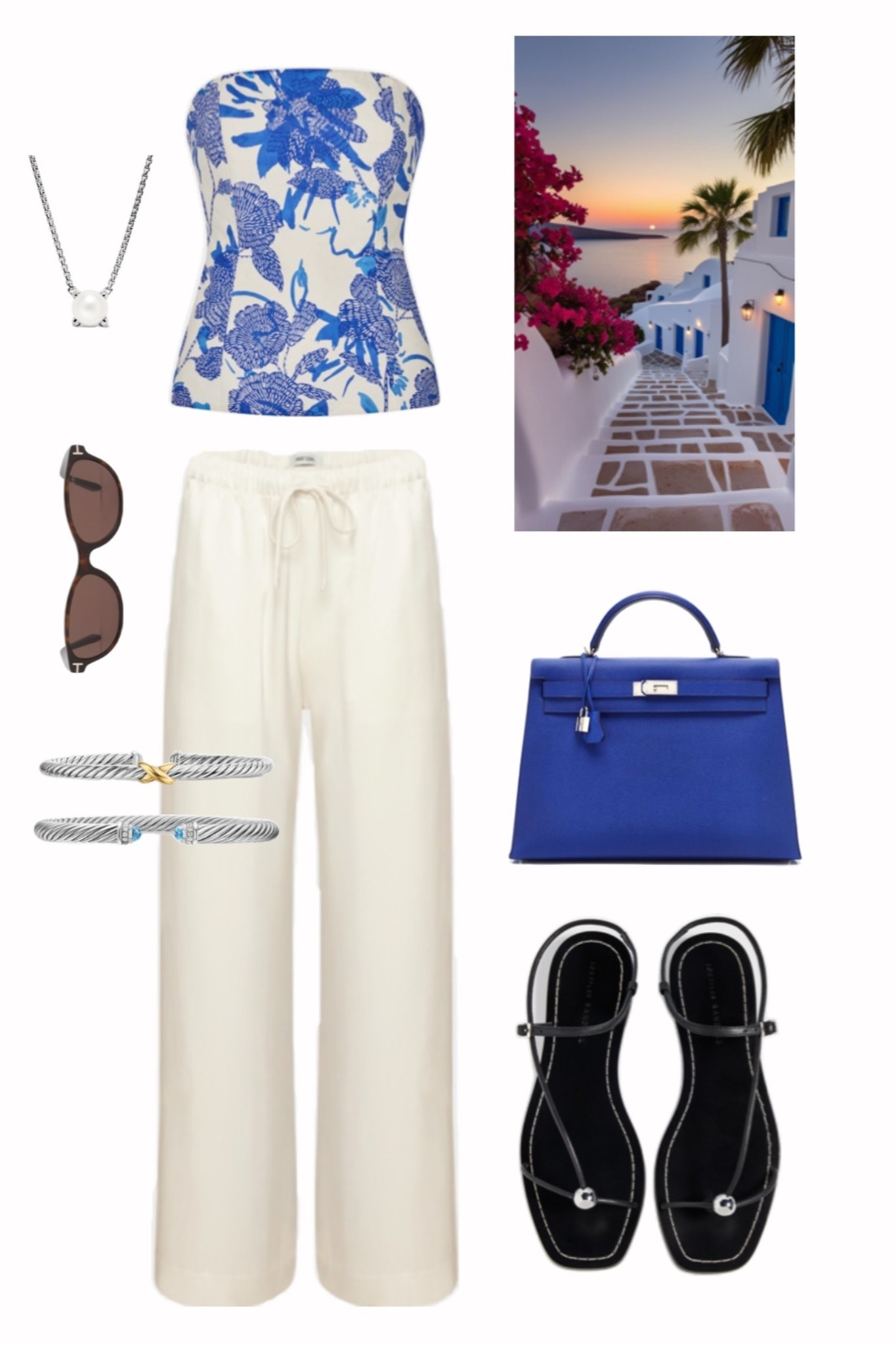 Beach vacation outfit, Mykonos outfit 