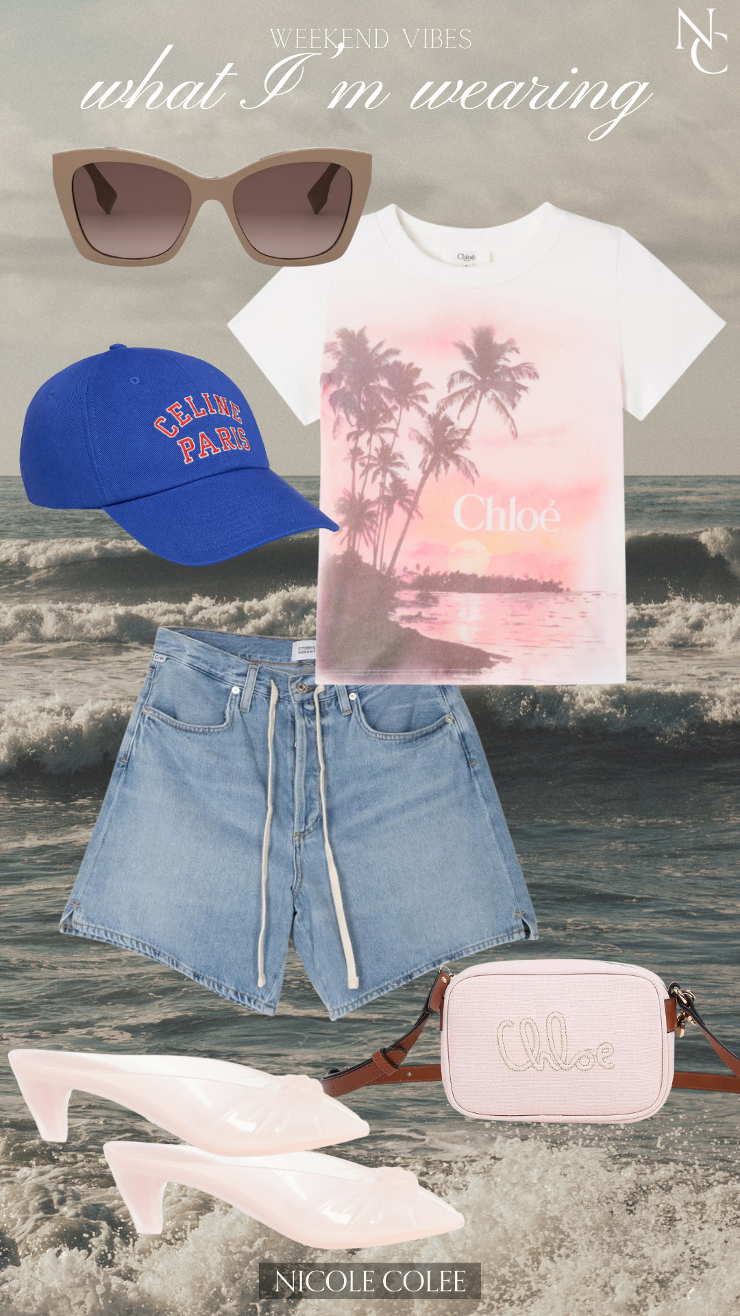 Weekend uniform, but make it chic. ☀️🤍

An easy graphic tee, relaxed denim shorts, the prettiest blush accessories, and a pop of cobalt blue with my favorite Celine cap. Effortless pieces that mix and match all summer long.

Everything I'm wearing (and similar options) is linked here. ✨ 

 #LTKdayinmylife #LTKgrwm #LTKootd
