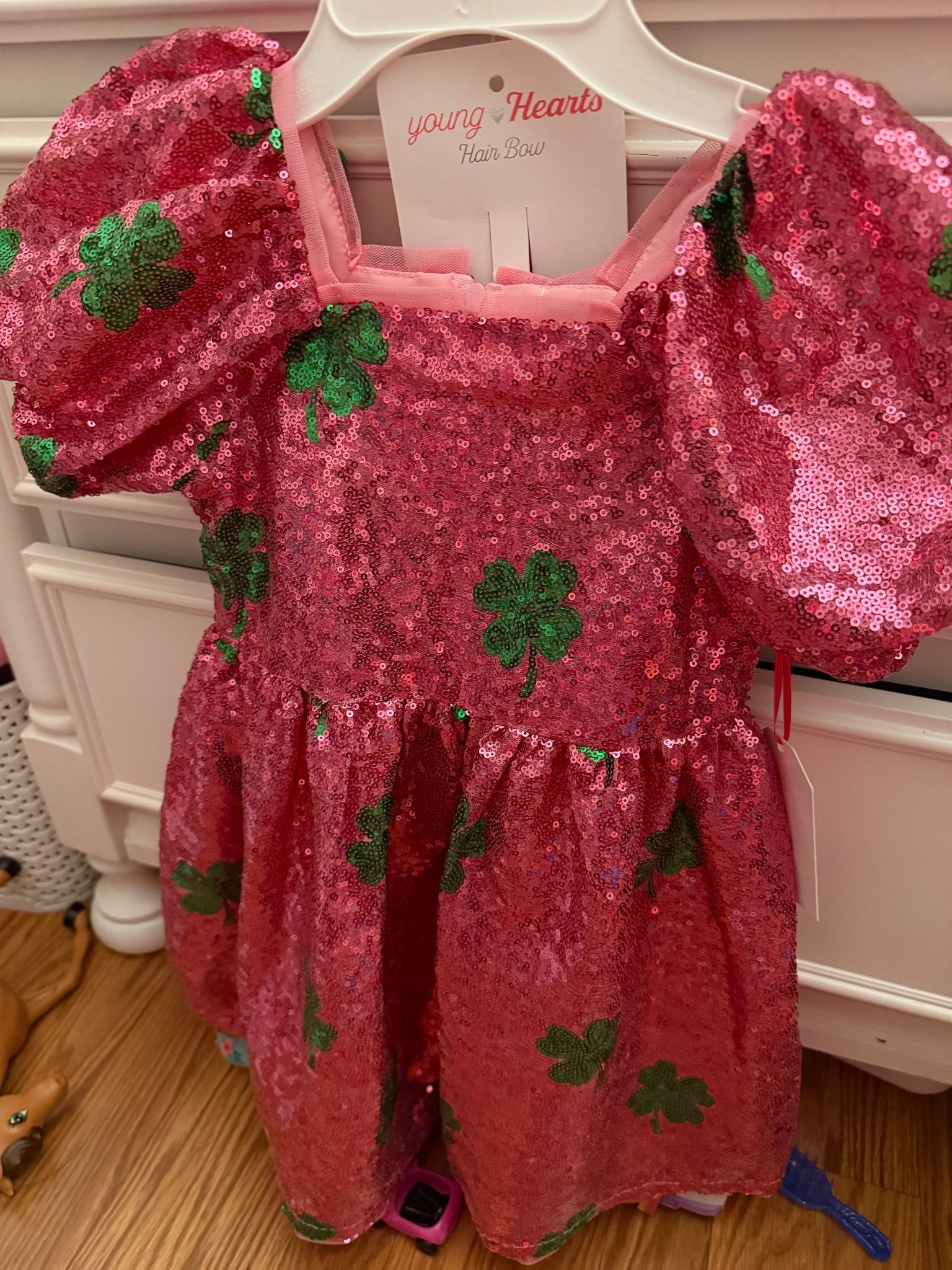 Ready for st Patrick’s day!  My little girl will only wear pink! 

#LTKKids #LTKSeasonal