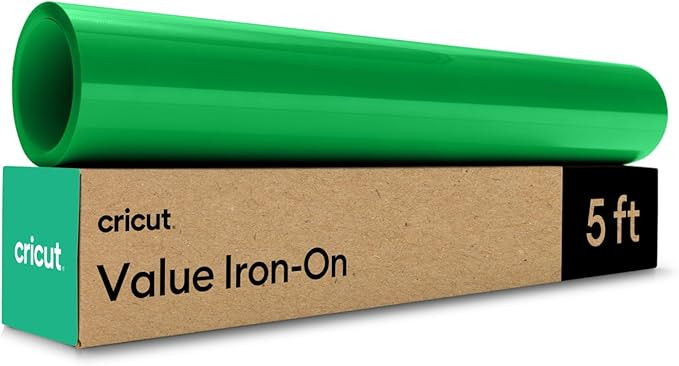 Cricut Value Iron On, Green (12in x 5ft roll) - HTV Heat Transfer Vinyl | Amazon (US)