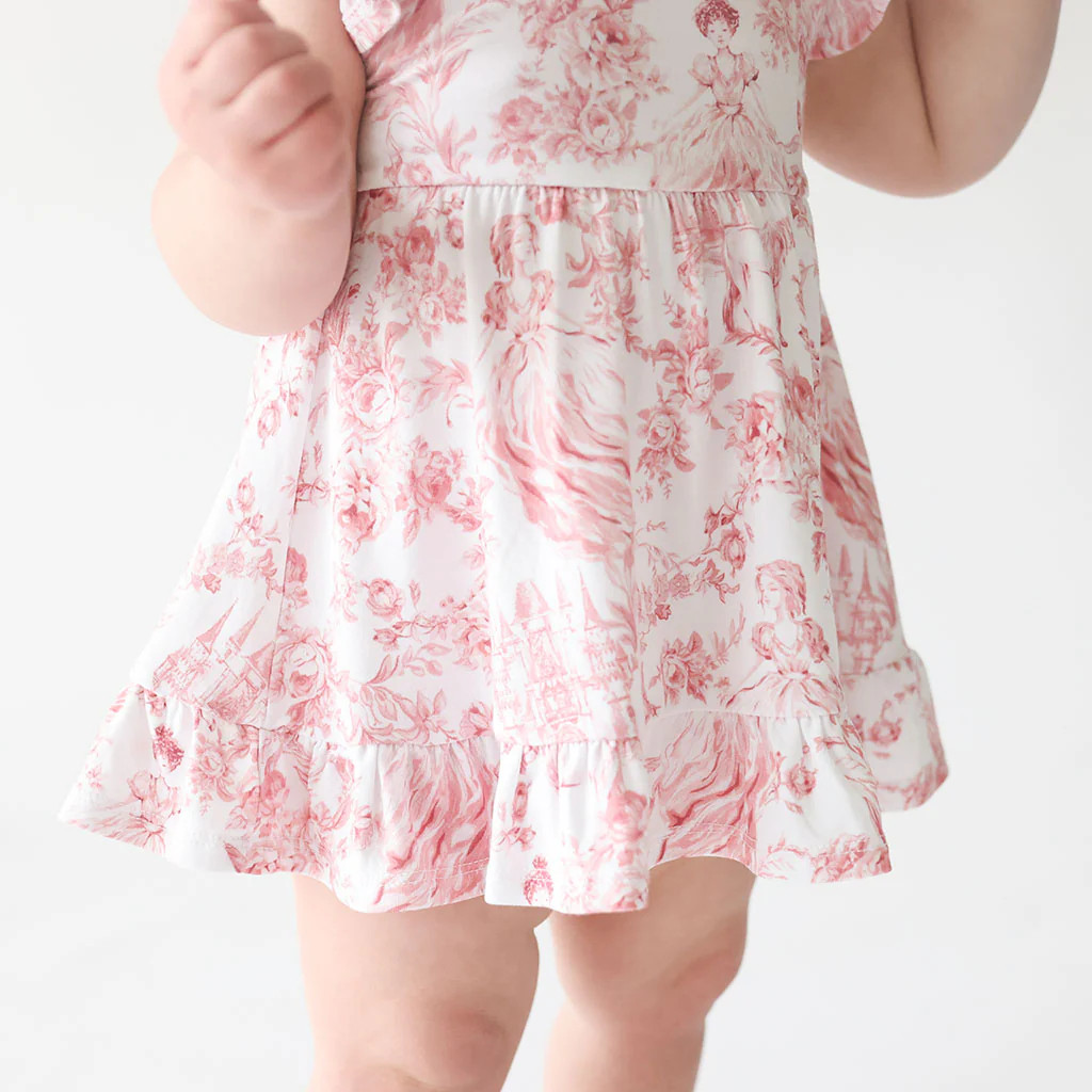 Ruffled Baby Bodysuit Dress | Antoinette | Posh Peanut