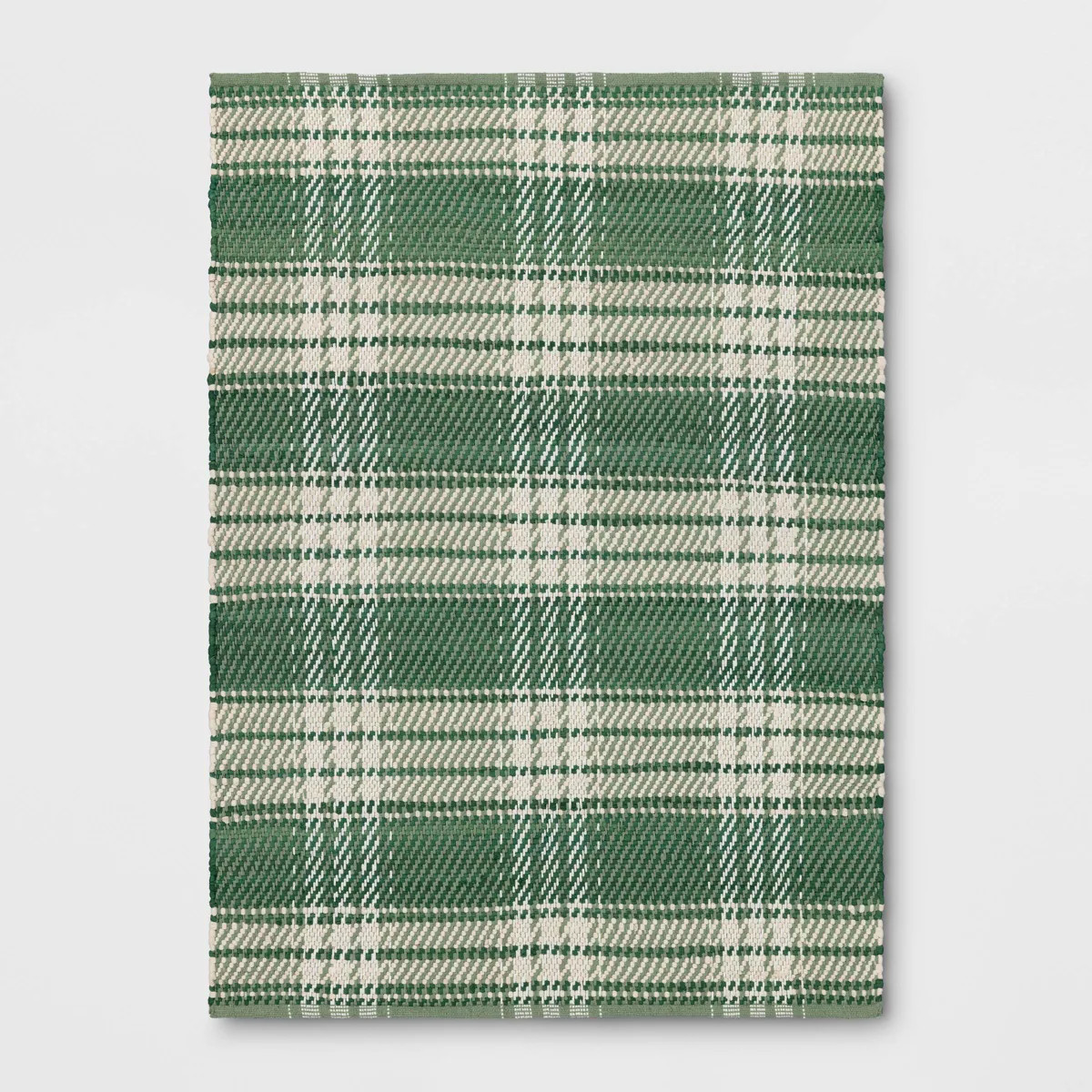 4'x5'6" Plaid Chindi Handwoven Area Rug - Room Essentials™ | Target